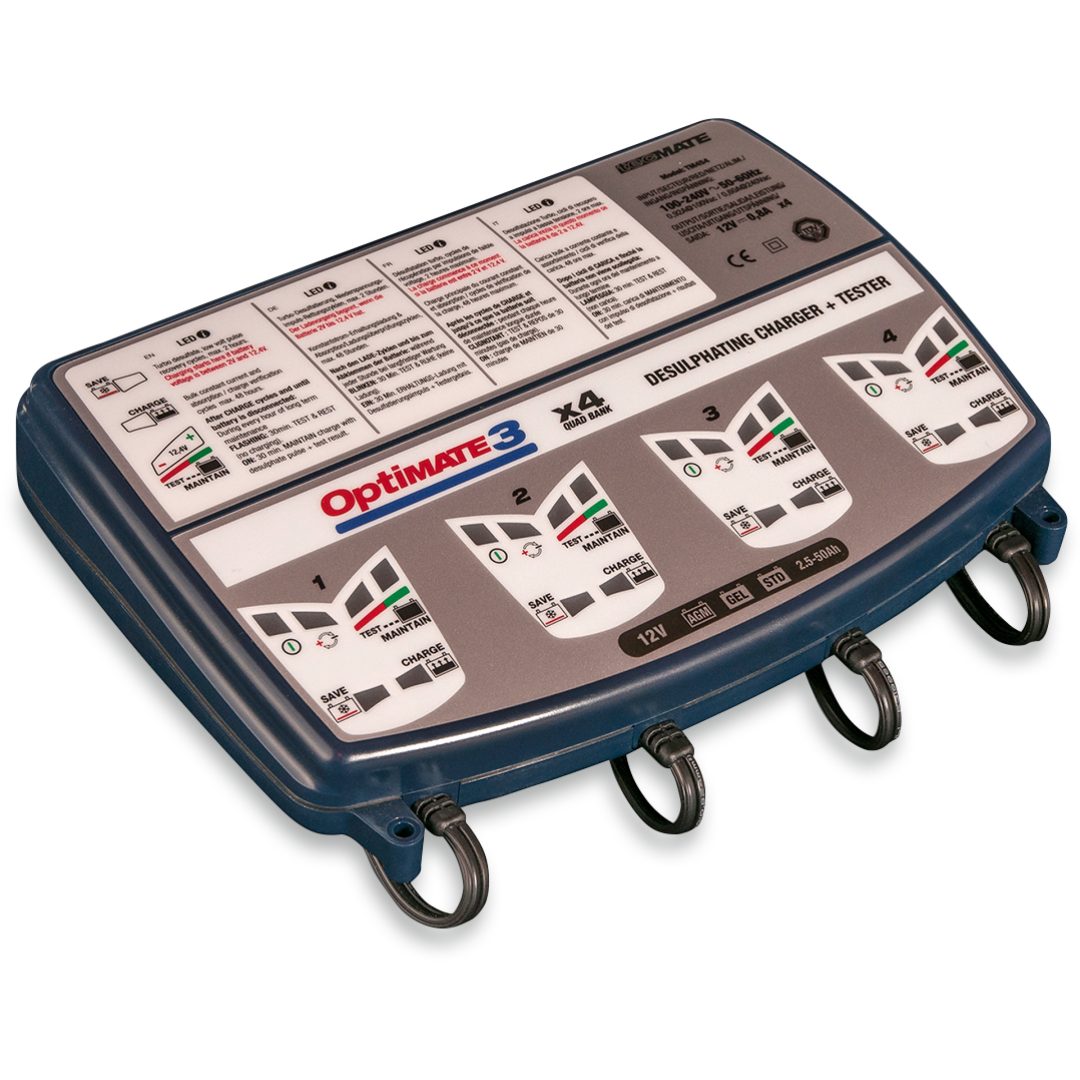 Laddare Optimate 3 X 4 Bank TECMATE CHARGER OPT 3 -4BANKS – bild 3