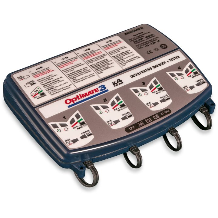 Laddare Optimate 3 X 4 Bank TECMATE CHARGER OPT 3 -4BANKS – bild 3