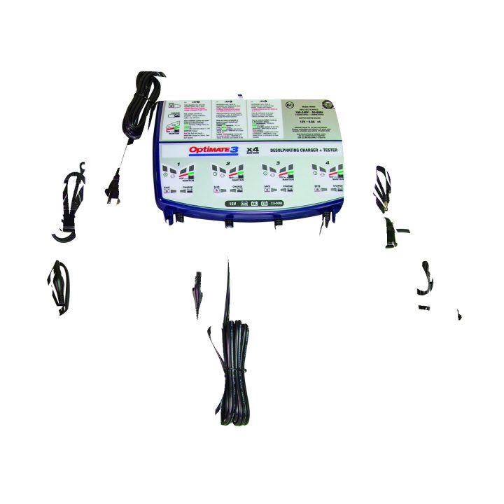 Laddare Optimate 3 X 4 Bank TECMATE CHARGER OPT 3 -4BANKS – bild 2