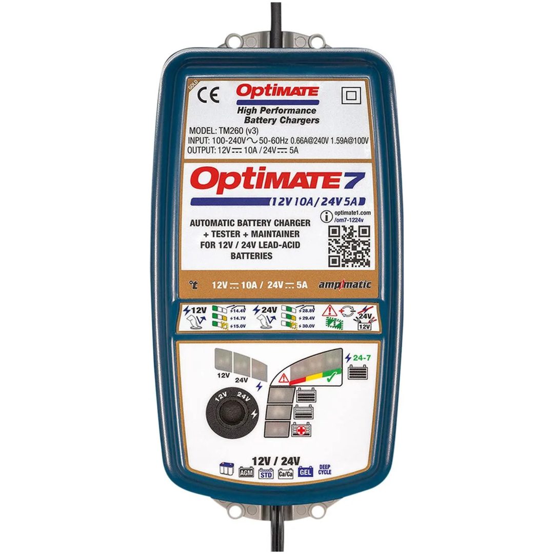 Laddare Optimate 7 12v/24v Blå TECMATE Batteriladdare – bild 2