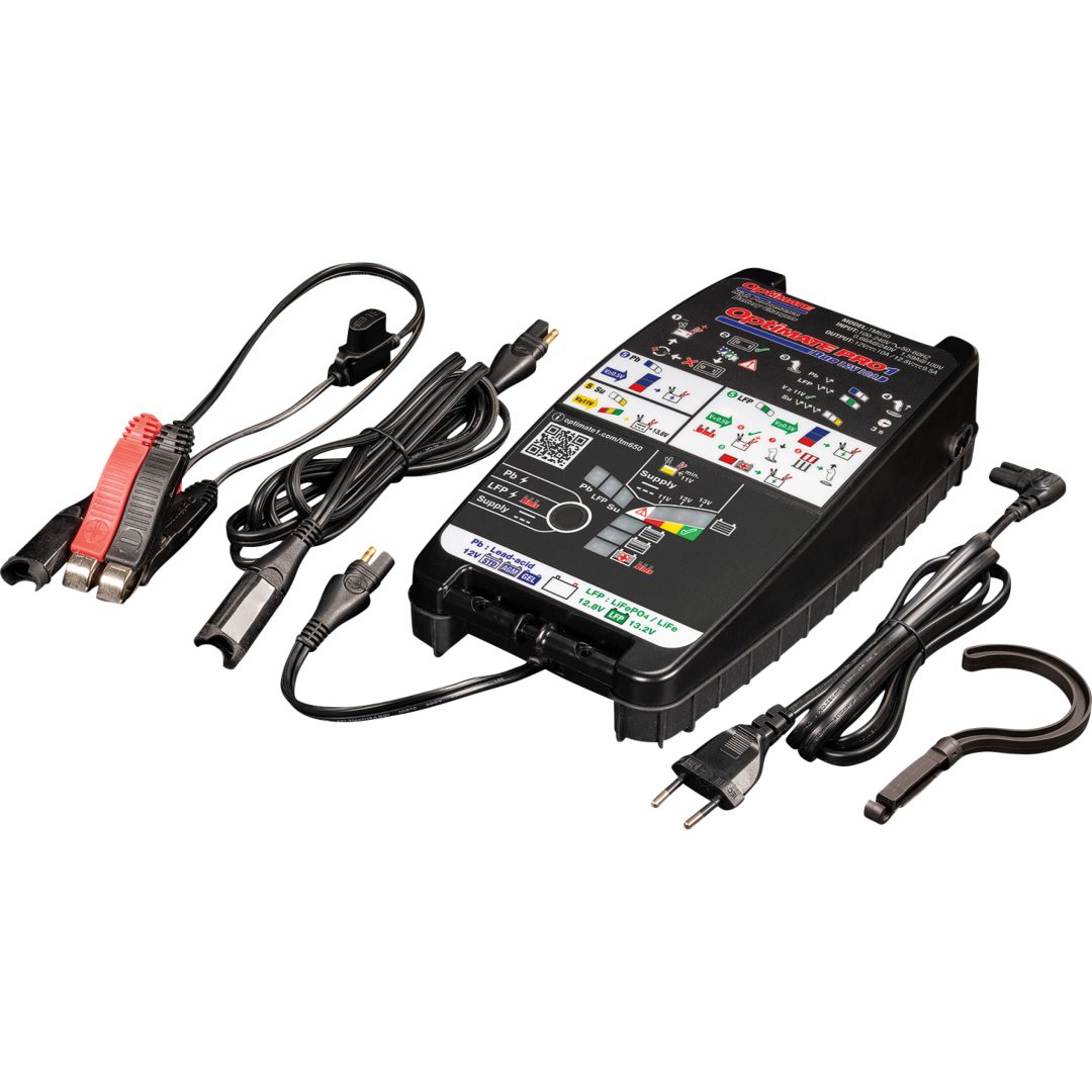 Laddare Optimate Pro-1 Duo Svart TECMATE Batteriladdare