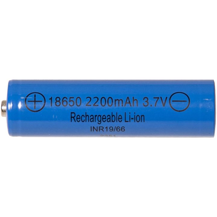 Laddbart batteri 18650 3,7V 2200mAh Li-ion Silver Star Trading – bild 5