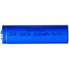 Laddbart batteri 18650 3,7V 2200mAh Li-ion Silver Star Trading – miniatyr 2