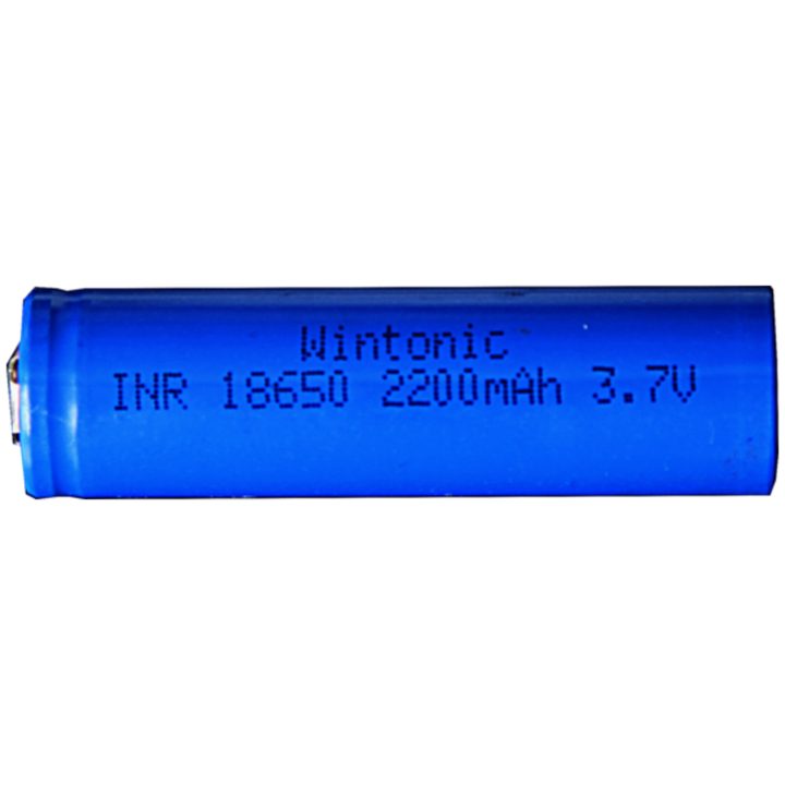 Laddbart batteri 18650 3,7V 2200mAh Li-ion Silver Star Trading – bild 2