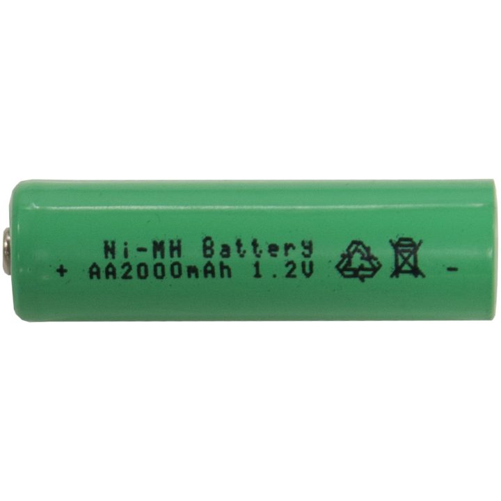 Laddbart batteri AA 1,2V 2000mAh Ni-MH Grön Star Trading – bild 3