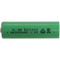 Laddbart batteri AA 1,2V 2000mAh Ni-MH Grön Star Trading