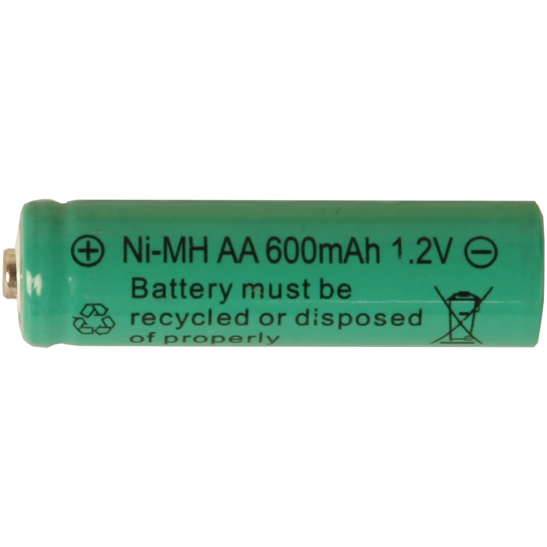 Laddbart batteri AA 1,2V 600mAh Ni-MH Grön Star Trading – bild 3