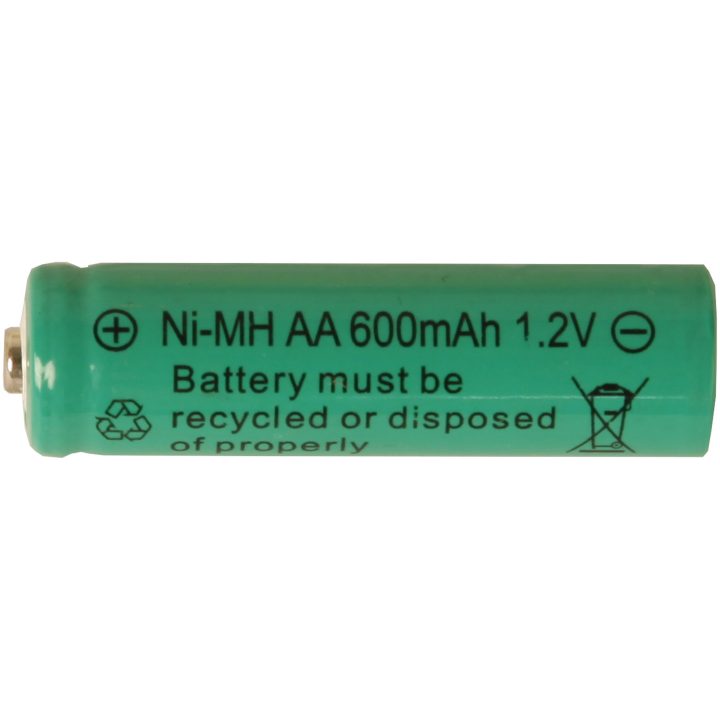 Laddbart batteri AA 1,2V 600mAh Ni-MH Grön Star Trading – bild 3
