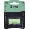 Laddbart batteri AAA 1,2V 600mAh Ni-MH Grön Star Trading – miniatyr 5