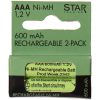Laddbart batteri AAA 1,2V 600mAh Ni-MH Grön Star Trading – miniatyr 8