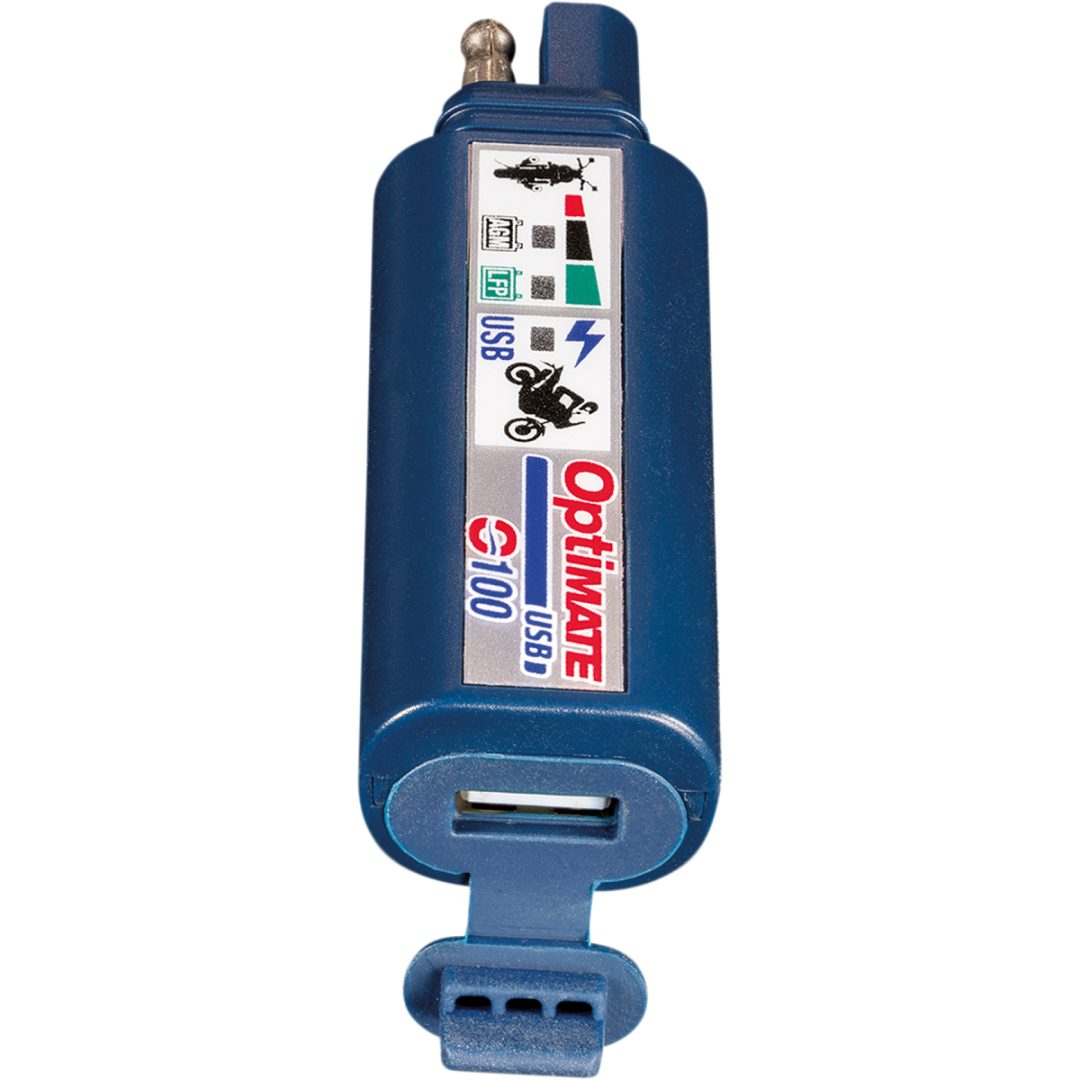 Laddningsadapter Optimate™ Usb Enkel Blå TECMATE Laddare – bild 5
