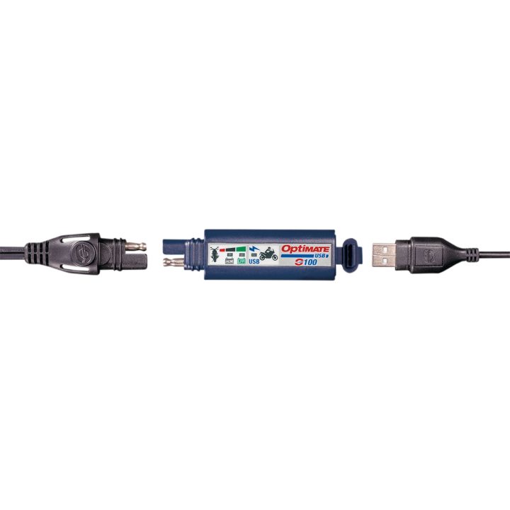 Laddningsadapter Optimate™ Usb Enkel Blå TECMATE Laddare – bild 2