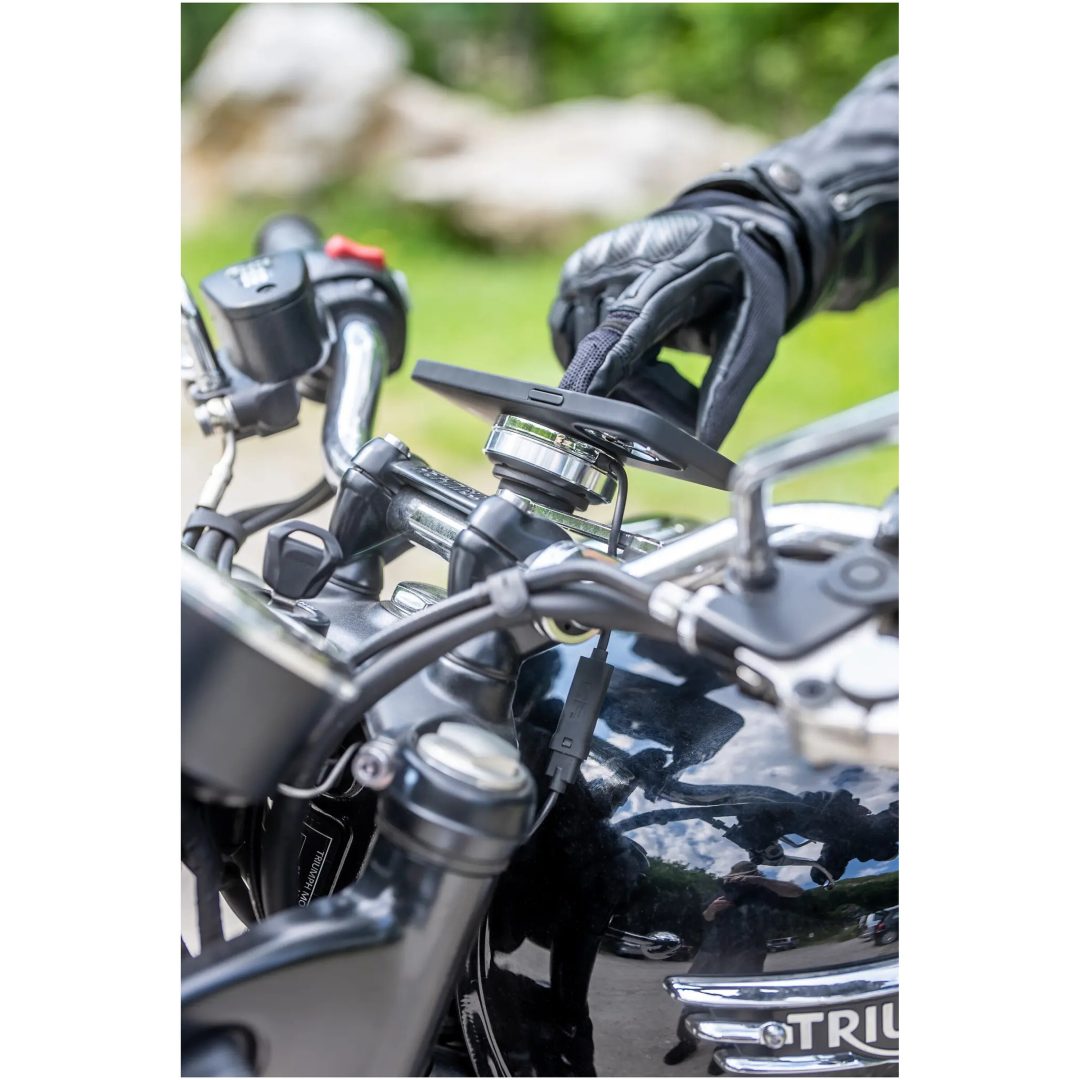 Laddningsmodul Mot Vibration Krom SP CONNECT Fäste – bild 2