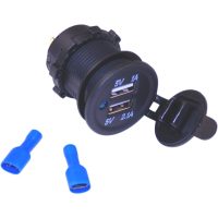 Laddningsport Usb Dual Svart NAMZ