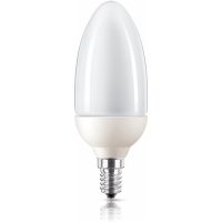 Lågenergilampa, Kron, 8W, E14, 230V, Ph Philips