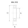 Lager 685-2rs B5 BLACK BEARING – miniatyr 2