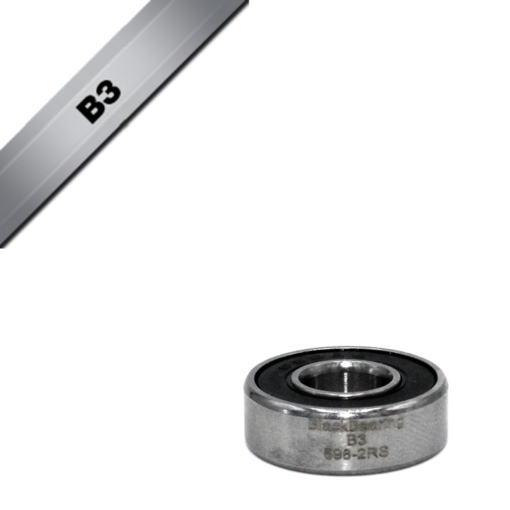 Lager B3 698-2rs BLACK BEARING – bild 2