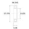 Lager B5 R6-2rs BLACK BEARING – miniatyr 2