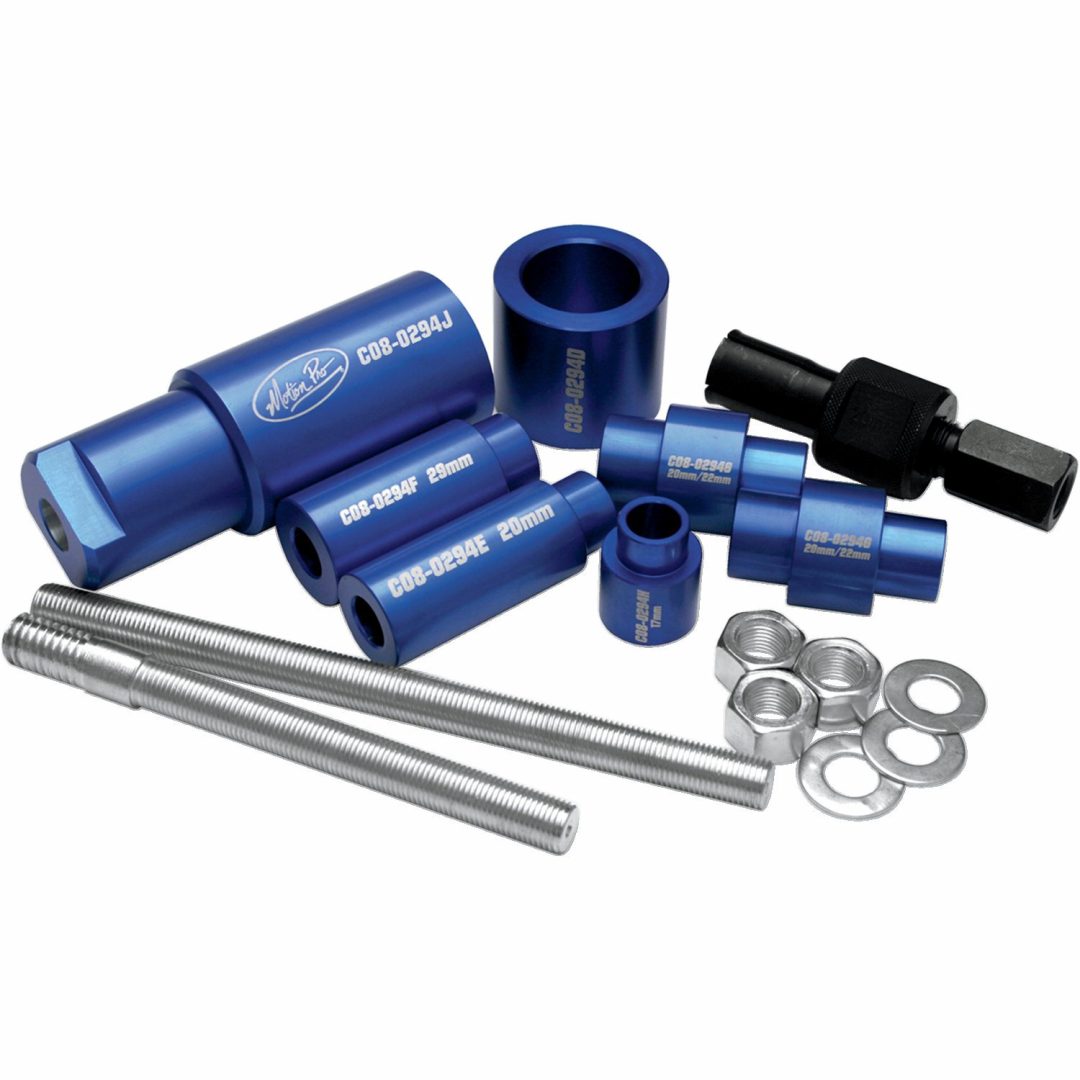 Lagerdragare Deluxe Aluminium MOTION PRO Anodiserad/Blå