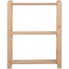 Lagerhylla 3 hyllplan massiv furu vidaXL 60 x 28.5 x 90 cm – miniatyr 2