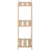 Lagerhylla 3 hyllplan massiv furu vidaXL 60 x 28.5 x 90 cm – miniatyr 3