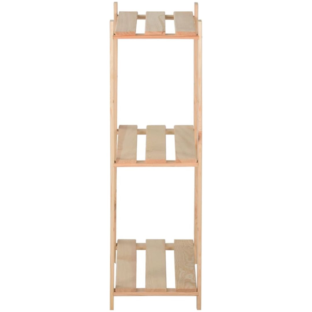 Lagerhylla 3 hyllplan massiv furu vidaXL 60 x 28.5 x 90 cm – bild 3