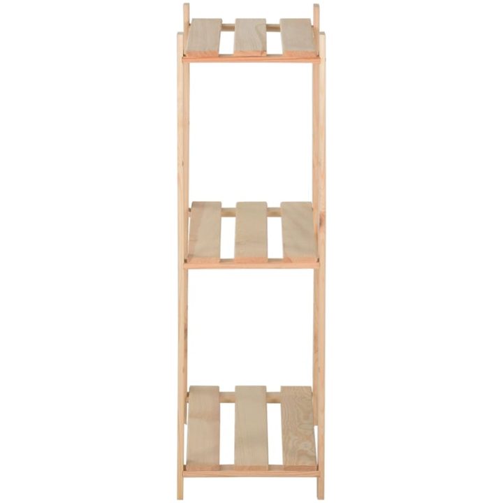 Lagerhylla 3 hyllplan massiv furu vidaXL 60 x 28.5 x 90 cm – bild 3