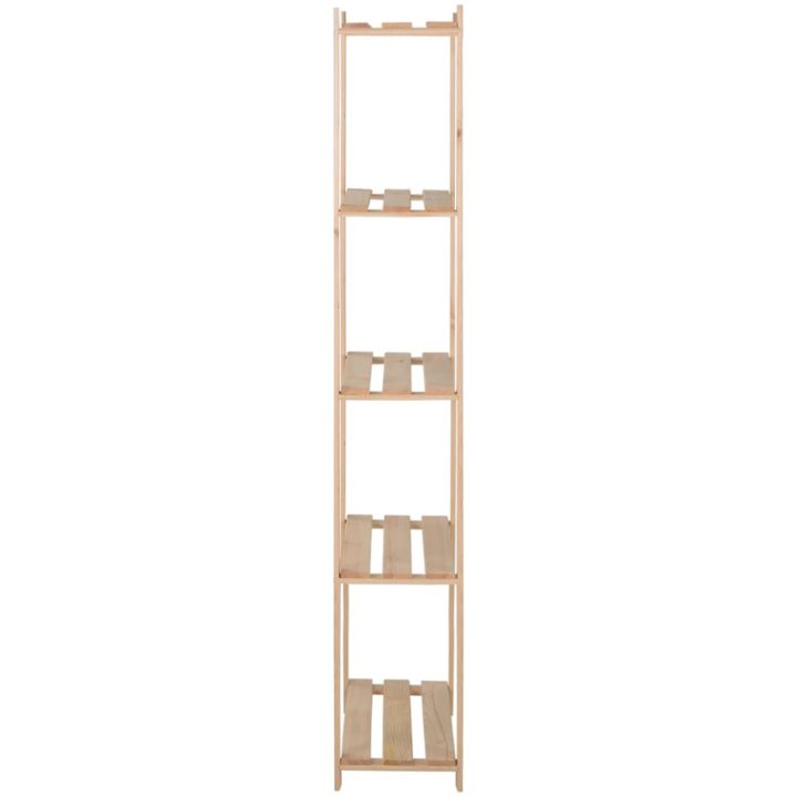 Lagerhylla 5 hyllplan massiv furu vidaXL 80 x 28.5 x 170 cm – bild 3