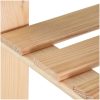 Lagerhylla 5 hyllplan massiv furu vidaXL 80 x 28.5 x 170 cm – miniatyr 4