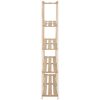 Lagerhylla 5 hyllplan massivt granträ vidaXL 170 x 28.5 x 170 cm – miniatyr 3