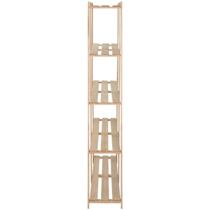Lagerhylla 5 hyllplan massivt granträ vidaXL 170 x 28.5 x 170 cm – bild 3