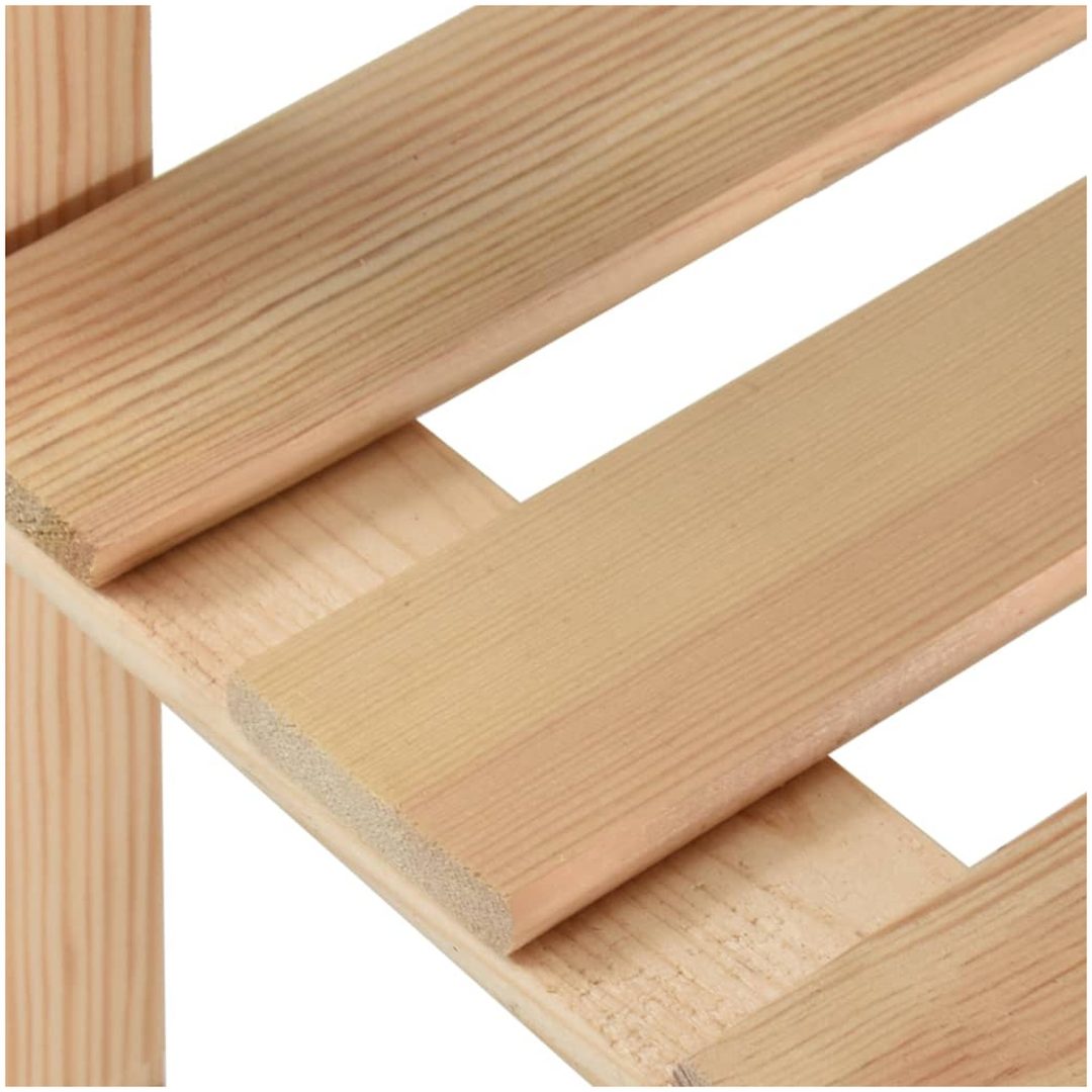 Lagerhylla 5 hyllplan massivt granträ vidaXL 170 x 28.5 x 170 cm – bild 5