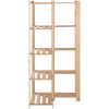 Lagerhylla hörn 5 hyllplan 82,5x82,5x170 cm massiv furu vidaXL – miniatyr 3