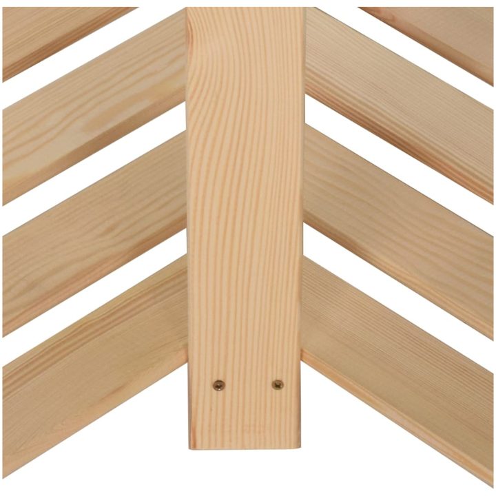 Lagerhylla hörn 5 hyllplan 82,5x82,5x170 cm massiv furu vidaXL – bild 6