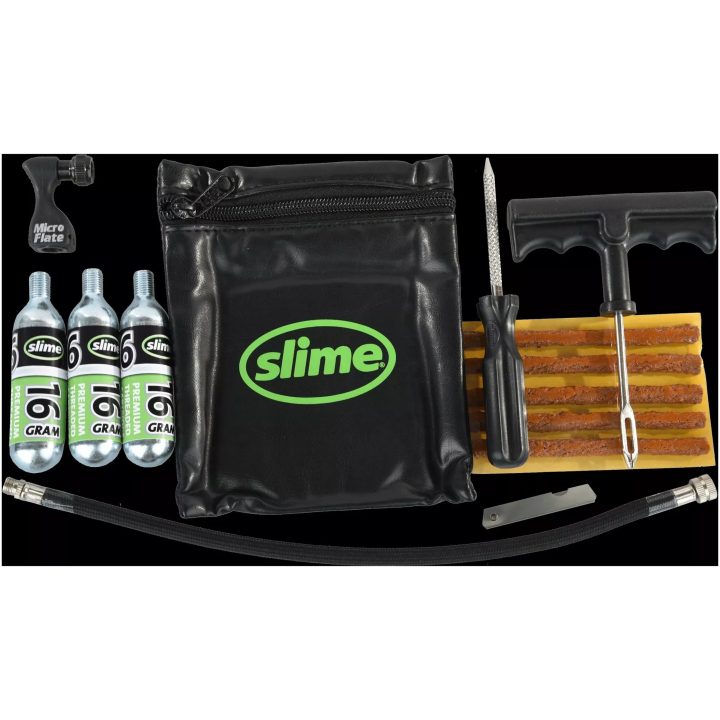 Lagningssats Däck Med Co2 Patroner SLIME – bild 2
