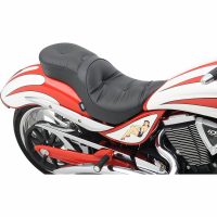 Lågprofil Lädersadel Ez Glide Ii™ Svart DRAG SPECIALTIES