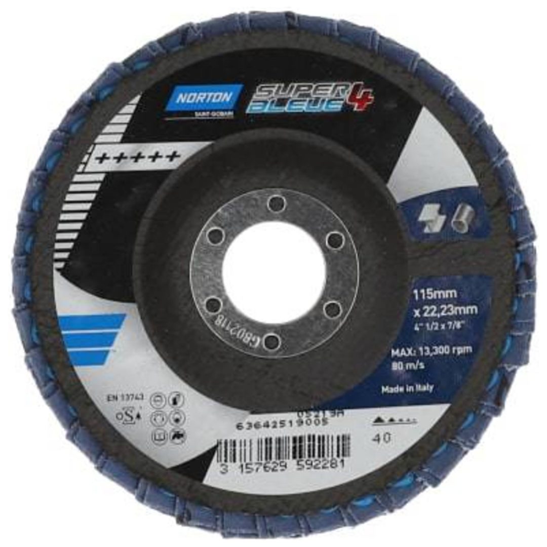 Lamellrondeller Super Bleue 4 NORTON LAMELLRONDELL 115 K40 KO SB4