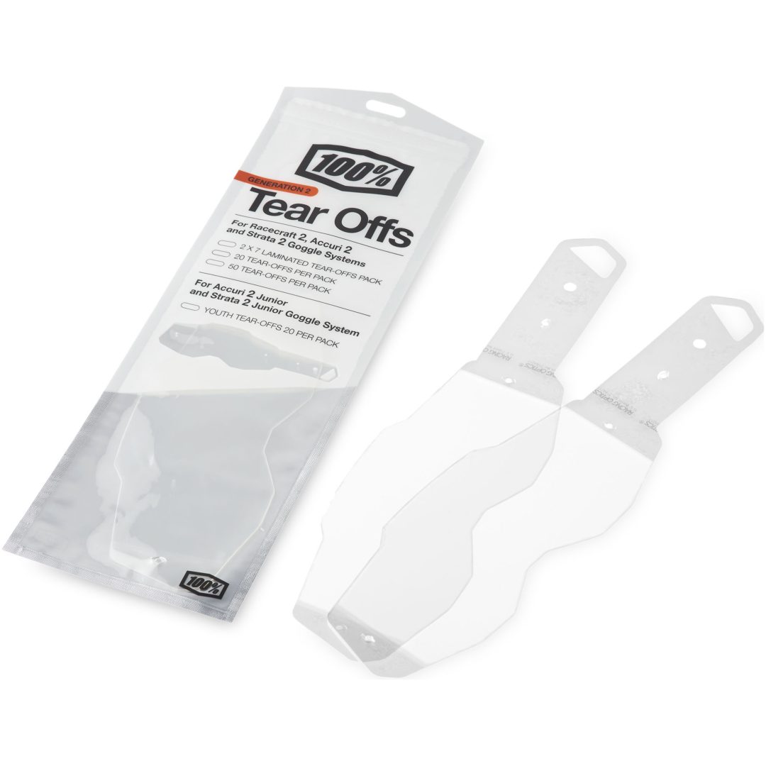 Laminerade Tear-Offs RC2/AC2/ST2 100%