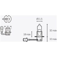 Lampa 12v V PARTS
