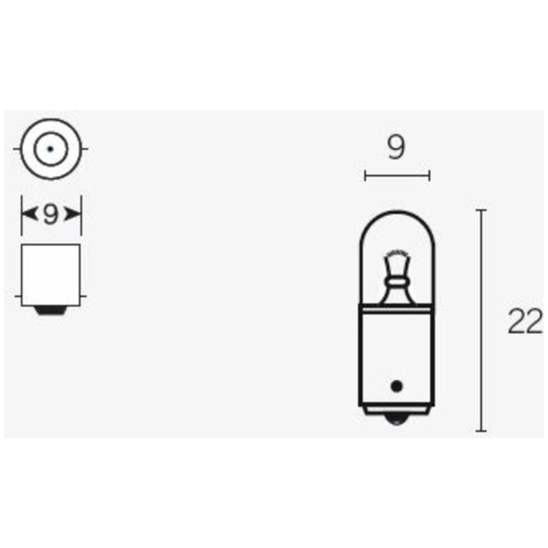 Lampa 6v V PARTS