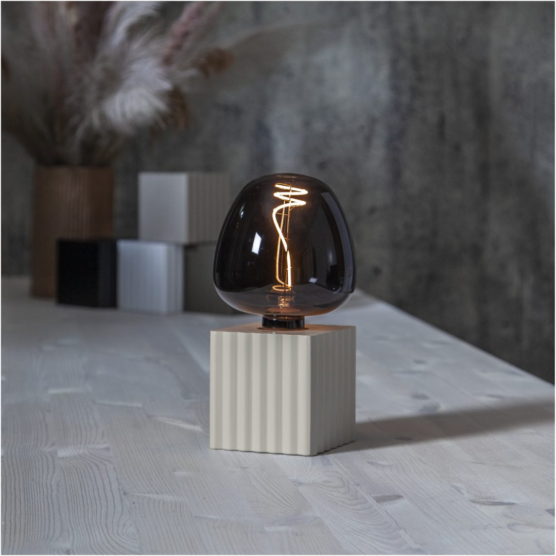 Lampfot E27 Box Beige Star Trading – bild 7