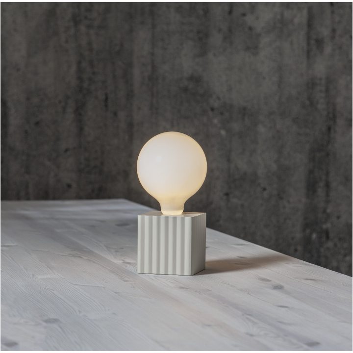 Lampfot E27 Box Beige Star Trading – bild 7