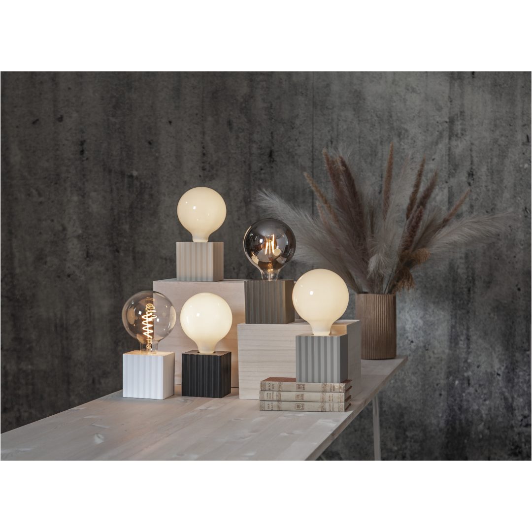 Lampfot E27 Box Beige Star Trading – bild 4