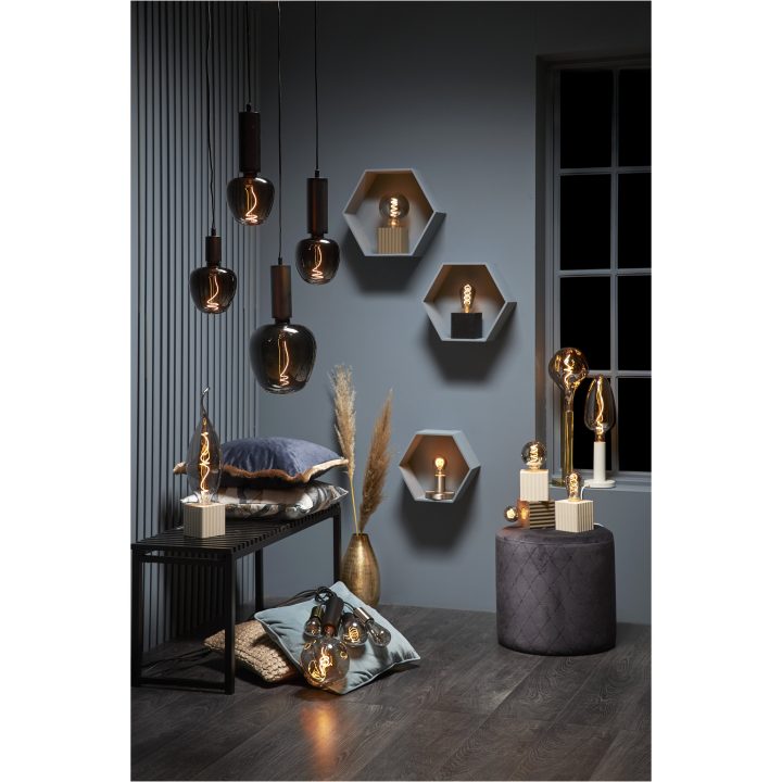 Lampfot E27 Box Brun Star Trading – bild 10