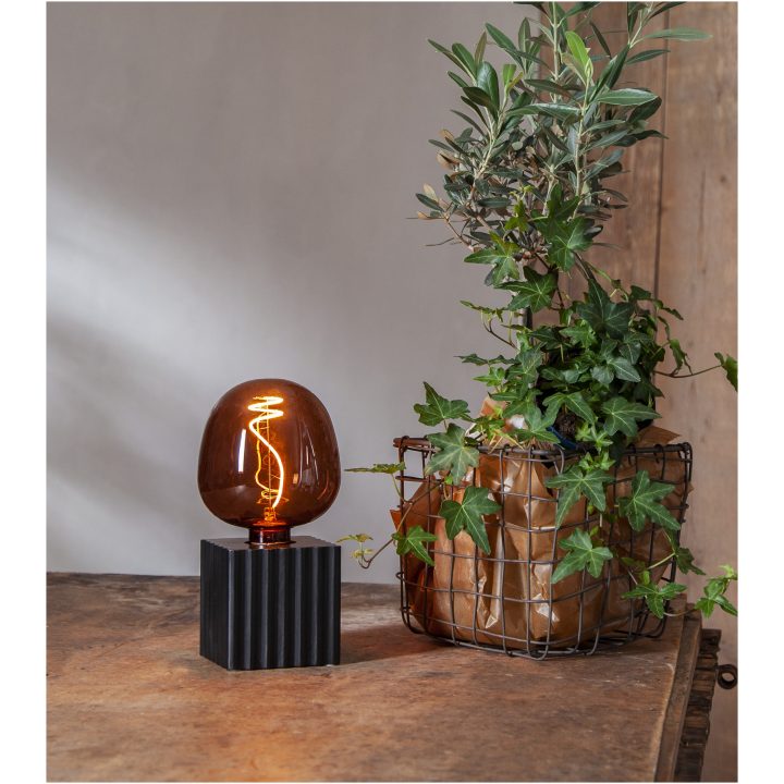 Lampfot E27 Box Svart Star Trading – bild 18