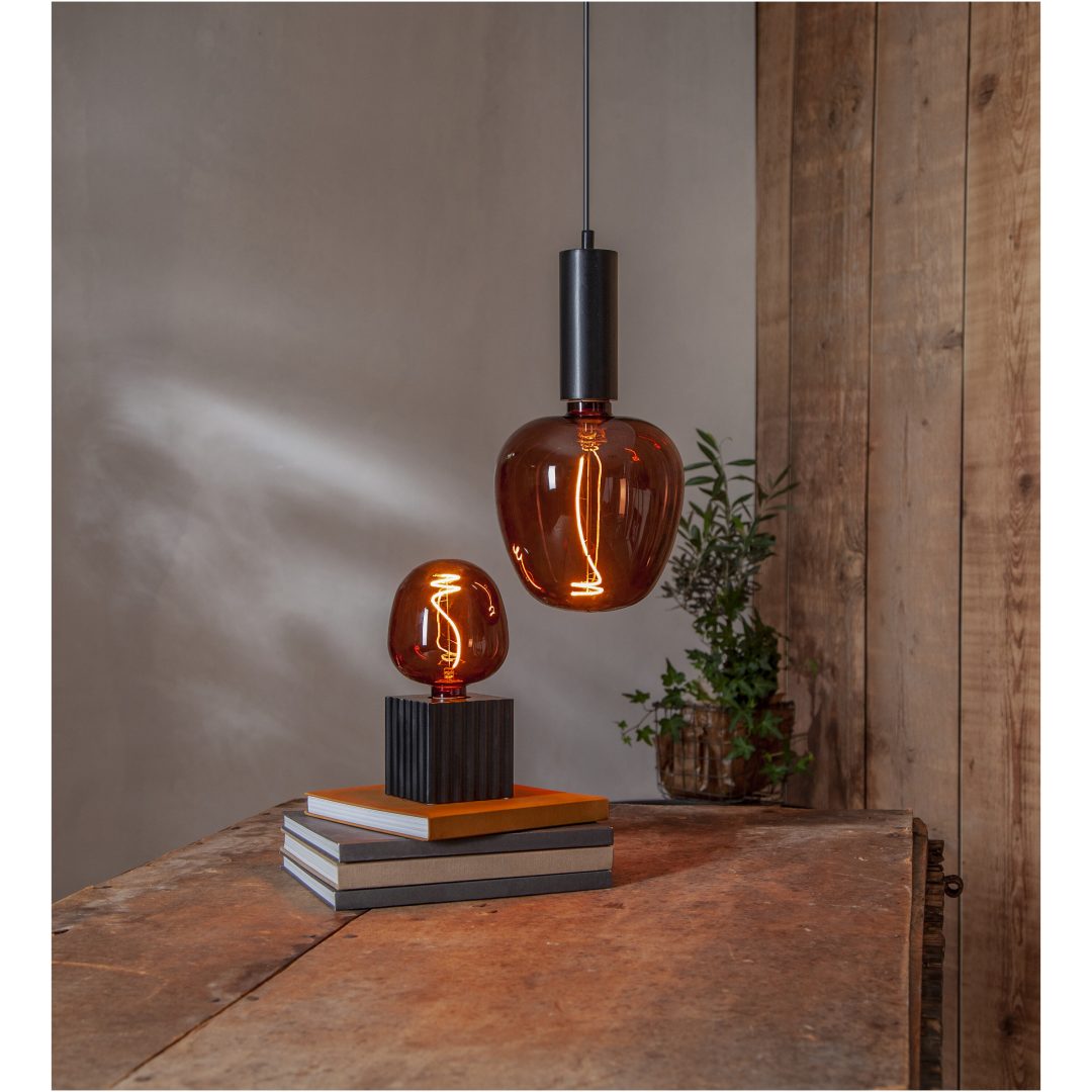 Lampfot E27 Box Svart Star Trading – bild 17