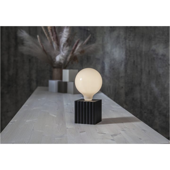 Lampfot E27 Box Svart Star Trading – bild 15
