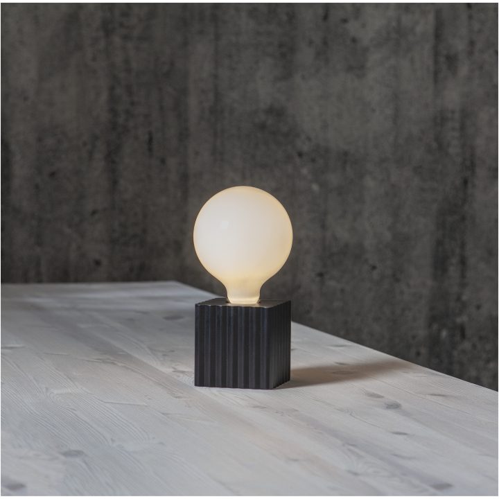 Lampfot E27 Box Svart Star Trading – bild 7