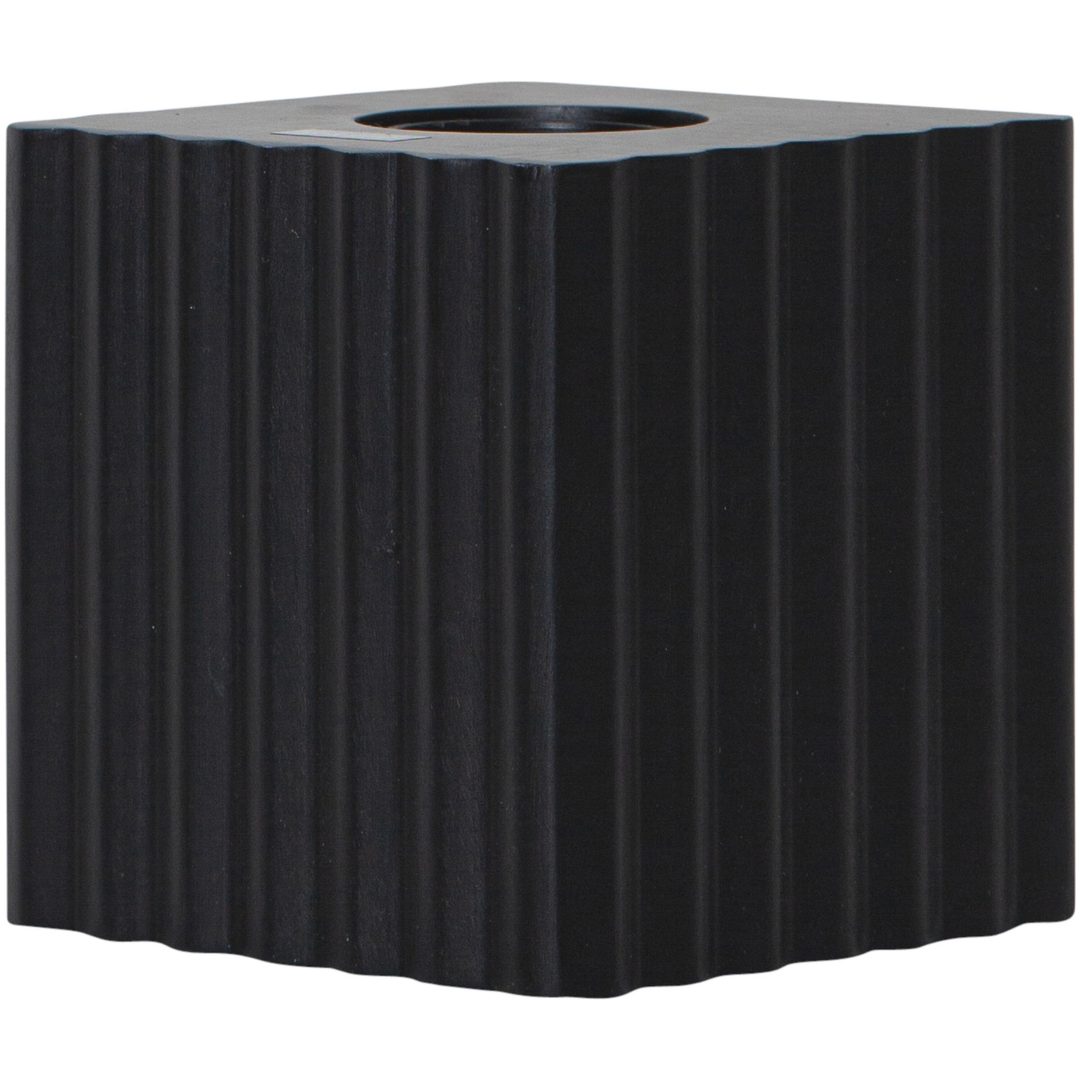 Lampfot E27 Box Svart Star Trading