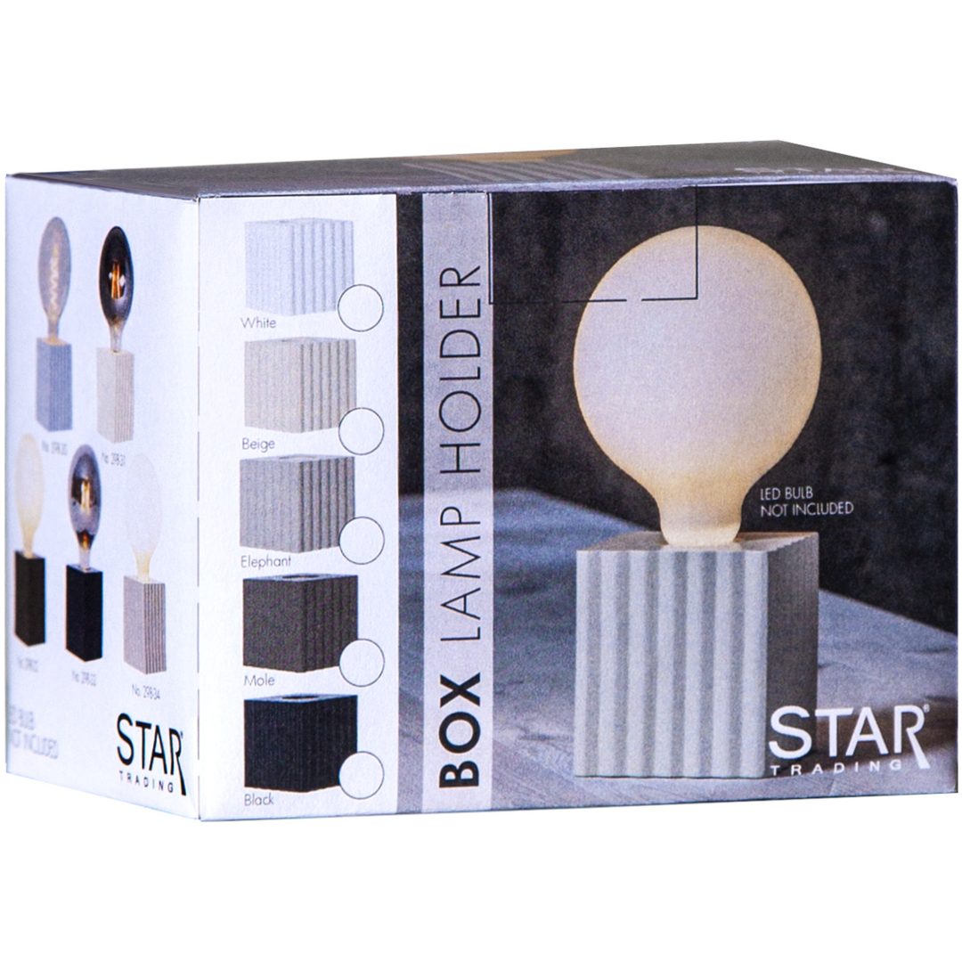 Lampfot E27 Box Vit Star Trading – bild 10
